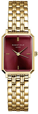 Rosefield - Octagon XS Burgundy Sunray Steel Gold OBGSG-O83