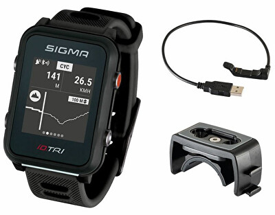 Sigma - Pulsmetr iD.TRI BASIC Black 24200