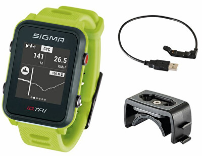 Sigma - Pulsmetr iD.TRI BASIC Neon Green 24220