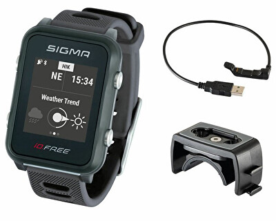 Sigma - Pulsmetr iD.FREE Grey 24100