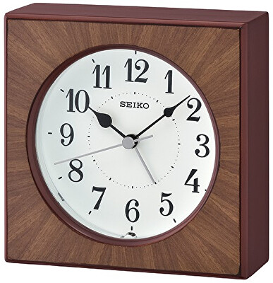 Seiko - Budík s tichým chodem a funkcí Snooze QXE060Z