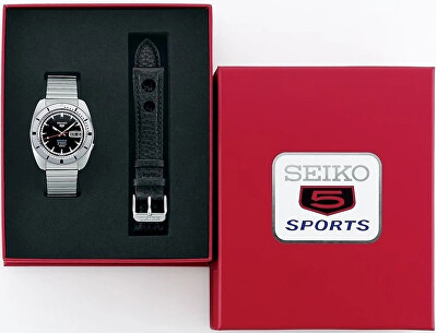 Seiko - SET 5 Sports Automatic Heritage Design Re-creation Limited Edition + náhradní řemínek SRPL05K1