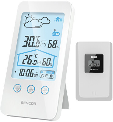 Sencor - Meteostanice s bezdrátovým snímačem SWS 3000 W