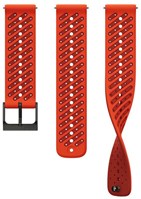 Suunto - Řemínek 22mm Athletic 8 Coral Orange S+M SS051243000