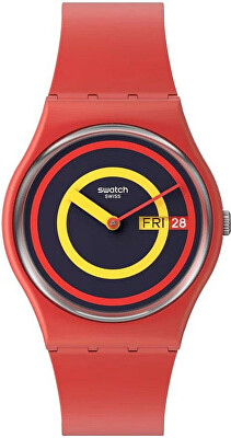 Swatch - Concentric Red SO28R702