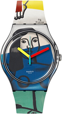 Swatch - Tate Gallery Collection Leger`s Two Women Holding Flowers SUOZ363