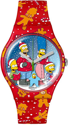 Swatch - The Simpsons Wondrous Winter Wonderland SUOZ361