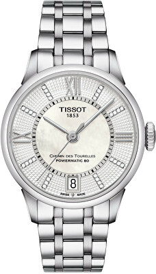Tissot - T-Classic Chemin des Tourelles Powermatic 80 T099.207.11.116.00 s diamanty