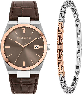 Trussardi - Dárkový set T-Milano R2451175001 + náramek