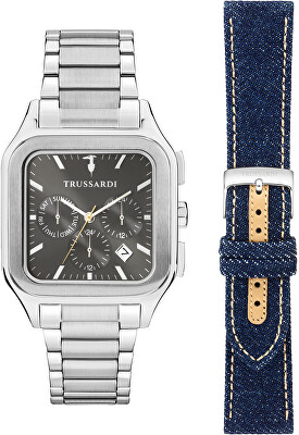Trussardi - Darčekový set T-Quadro R2453177001 + remienok