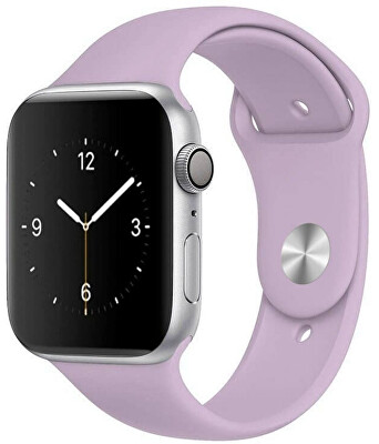 4wrist - Silikonový řemínek pro Apple Watch - Světle fialový 38/40/41 mm - S/M