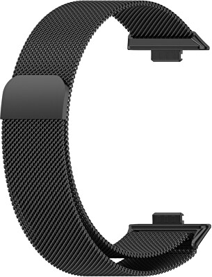 4wrist - Milánský tah pro Huawei Fit 3 - Milanese Loop Black