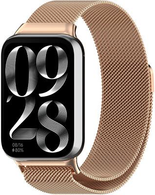 4wrist - Milánský tah pro Xiaomi 9 Pro a 8 Pro - Rose Gold