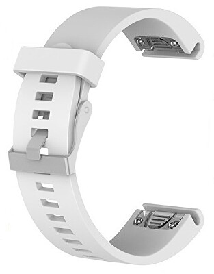 4wrist - Řemínek Garmin Fenix 5S, 5S Plus, 6S, 6S Pro, 7S - White