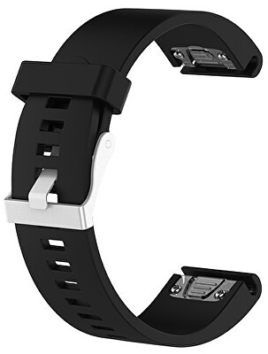4wrist - Řemínek Garmin Fenix 5S, 5S Plus, 6S, 6S Pro, 7S  - Black