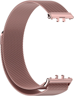4wrist - Řemínek pro Samsung Fit 3 - Milanese Loop Rose Pink