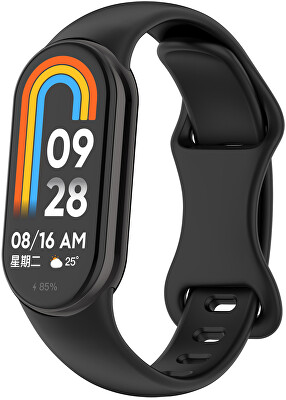 4wrist - Řemínek ze silikonu pro Xiaomi 9 a 8 - Black