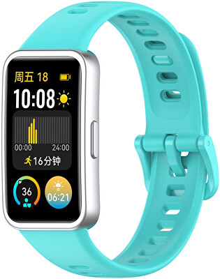 4wrist - Silikonový řemínek pro Huawei Watch Band 10, 9, 8 - Turquoise
