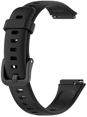 4wrist - Silikonový řemínek pro Huawei Watch Band 7 - Black