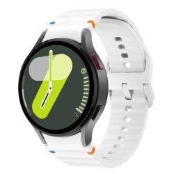 4wrist - Silikonový řemínek pro Samsung Galaxy Watch 7 - White