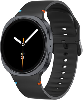 4wrist - Silikonový řemínek pro Samsung Galaxy Watch8 - Černý