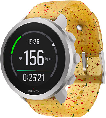 4wrist - Silikonový řemínek pro Suunto Vertical/9 Peak Pro/9 Peak/5 Peak - 22 mm - Orange