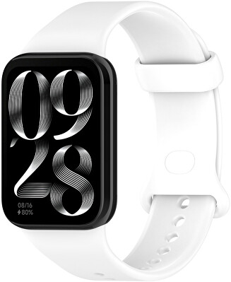 4wrist - Silikonový řemínek pro Xiaomi 9 Pro a 8 Pro - White