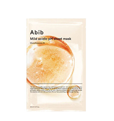 Abib - Rozjasňující plátýnková maska Glutathiosome Fit (Mild Acidic pH Sheet Mask) 30 ml