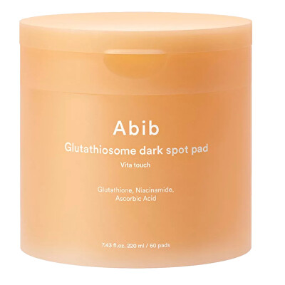 Abib - Rozjasňující tonizační tampony na pigmentové skvrny Vita Touch (Glutathiosome Dark Spot Pad) 60 ks