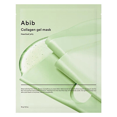Abib - Kolagenová plátýnková maska Heartleaf Jelly (Collagen Gel Mask) 35 g