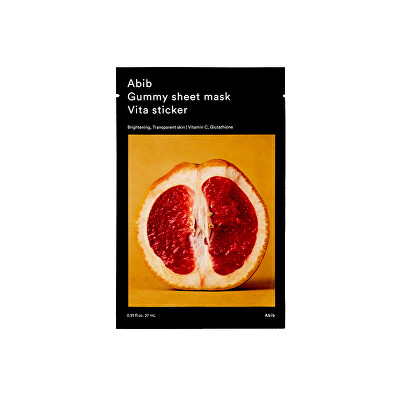 Abib - Rozjasňující plátýnková maska Vita Sticker (Gummy Sheet Mask) 27 ml