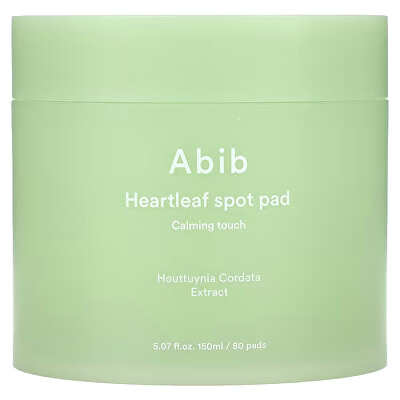 Abib - Zklidňující tonizační tampony Calming Touch (Heartleaf Spot Pad) 80 ks