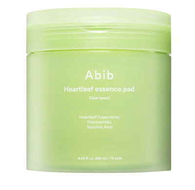 Abib - Tonizační tampony Clear Touch Heartleaf Essence Pad 70 ks