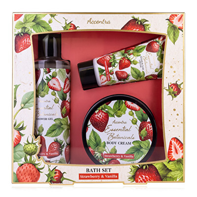 Accentra - Darčeková sada Strawberry & Vanilla Essential Botanical