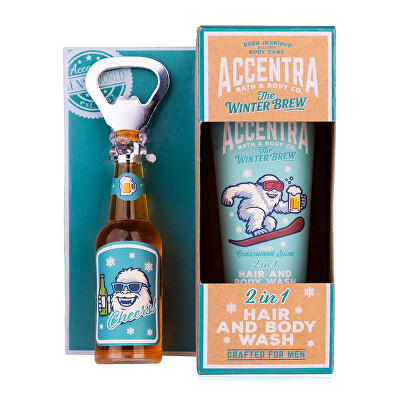 Accentra - Dárková sada s otvírákem Men`s Collection Winter Edition