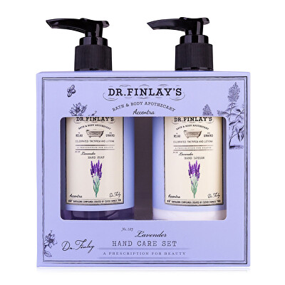 Accentra - Darčeková sada starostlivosti o ruky s pumpičkou Lavender Dr. Finlay`s