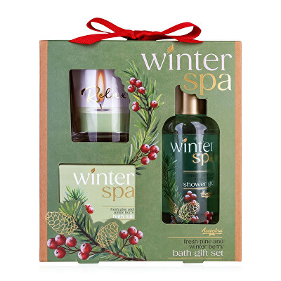 Accentra - Dárková sada se svícnem Winter Spa