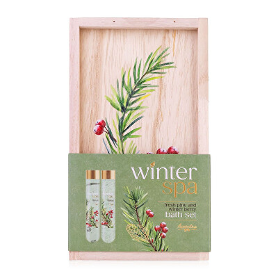 Accentra - Dárková sada v dřevěné krabičce Winter Spa