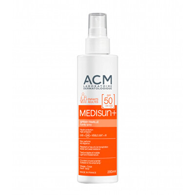 ACM - Opalovací sprej na tělo a tvář SPF 50+ Medisun Spray 200 ml