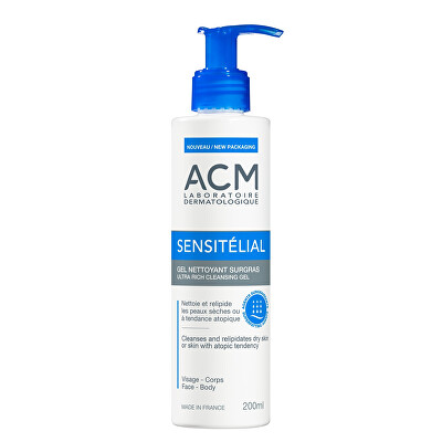 ACM - Ultra výživný čisticí gel Sensitélial Cleansing Gel 200 ml