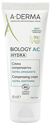A-DERMA - Zklidňující pleťový krém Biology AC Hydra (Ultra-Soothing Compensating Cream) 40 ml