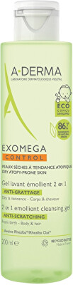 A-DERMA - Čisticí gel pro suchou pokožku se sklonem k atopii 2v1 Exomega Control (Cleansing Gel) 200 ml
