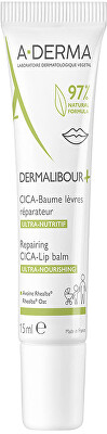 A-DERMA - Hydratační balzám na rty Dermalibour+ (Repairing Cica-Lip Balm) 15 ml
