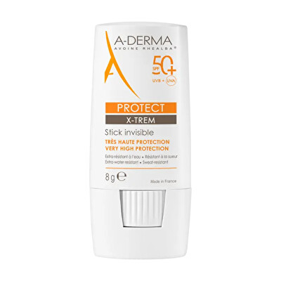 A-DERMA - Ochranná tyčinka na opalování SPF 50+ Protect X-Trem (Invisible Sun Stick) 8 g