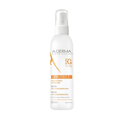 A-DERMA - Sprej na opalování SPF 50+ (Protect Sun Spray) 200 ml
