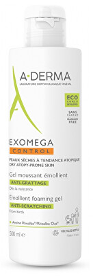 A-DERMA - Zvláčňující pěnivý gel pro suchou pokožku se sklonem k atopickému ekzému Exomega Control (Emollient Foaming Gel) 500 ml