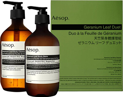 Aesop - Dárková sada tělové péče Geranium Leaf Duet