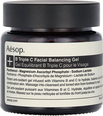 Aesop - Hydratační gel pro sjednocenou a zářivou pleť B Triple C (Facial Balancing Gel) 60 ml