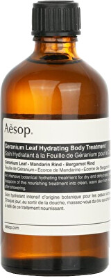 Aesop - Regenerační tělový olej Geranium Leaf (Hydrating Body Treatment) 100 ml