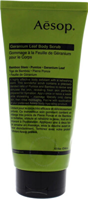Aesop - Tělový peeling Geranium Leaf (Body Scrub) 180 ml